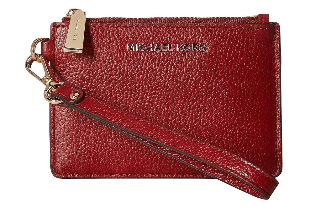 MICHAEL KORS Red Leather Coin Purse