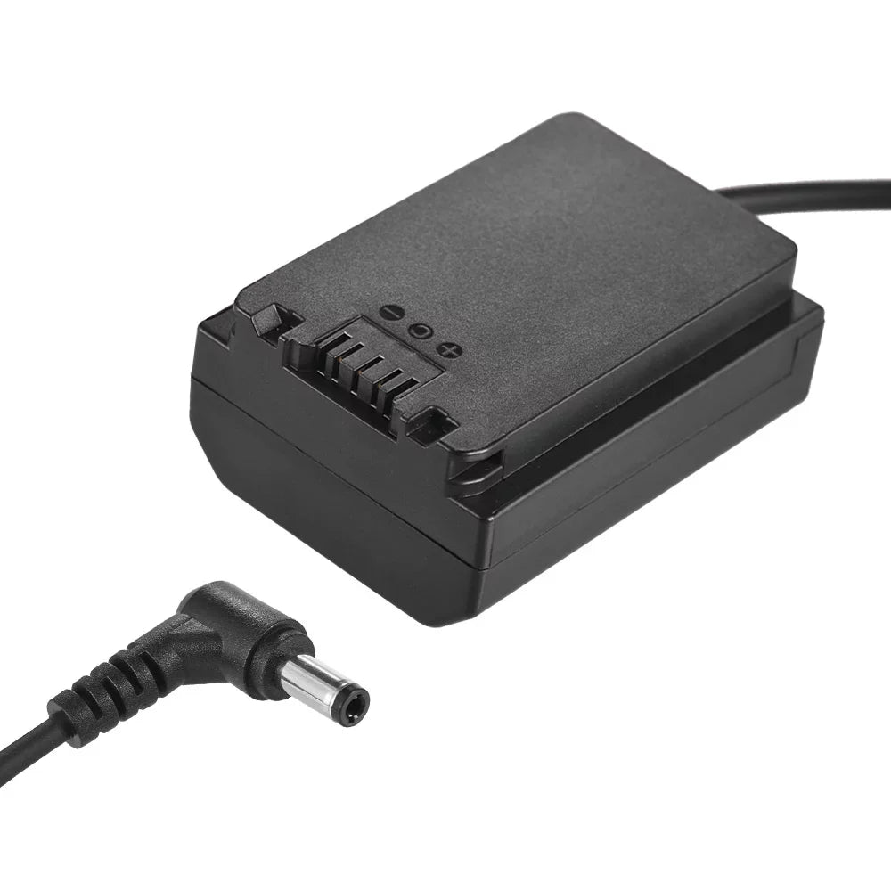 7299 NP-FZ100 Dummy Battery Pack DC Coupler Connector Spring Cable for  A7III A9 A7RIII A7SIII