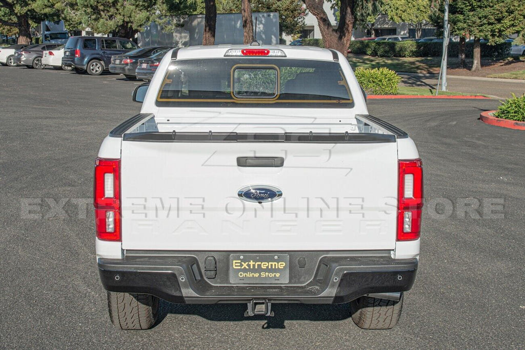 Replacement For 2019-Present  Ranger ALL Models | Street Series ABS Plastic - MATTE BLACK Rear Trunk Lid Wing Tailgate Spoiler