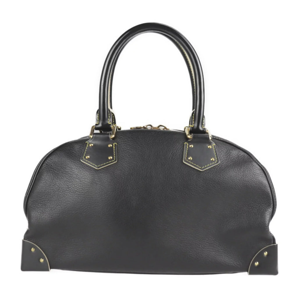 Pre-Owned LOUIS VUITTON Louis Vuitton Superbe Handbag M91892 Suhari Leather Noir Tote Shoulder (Good)