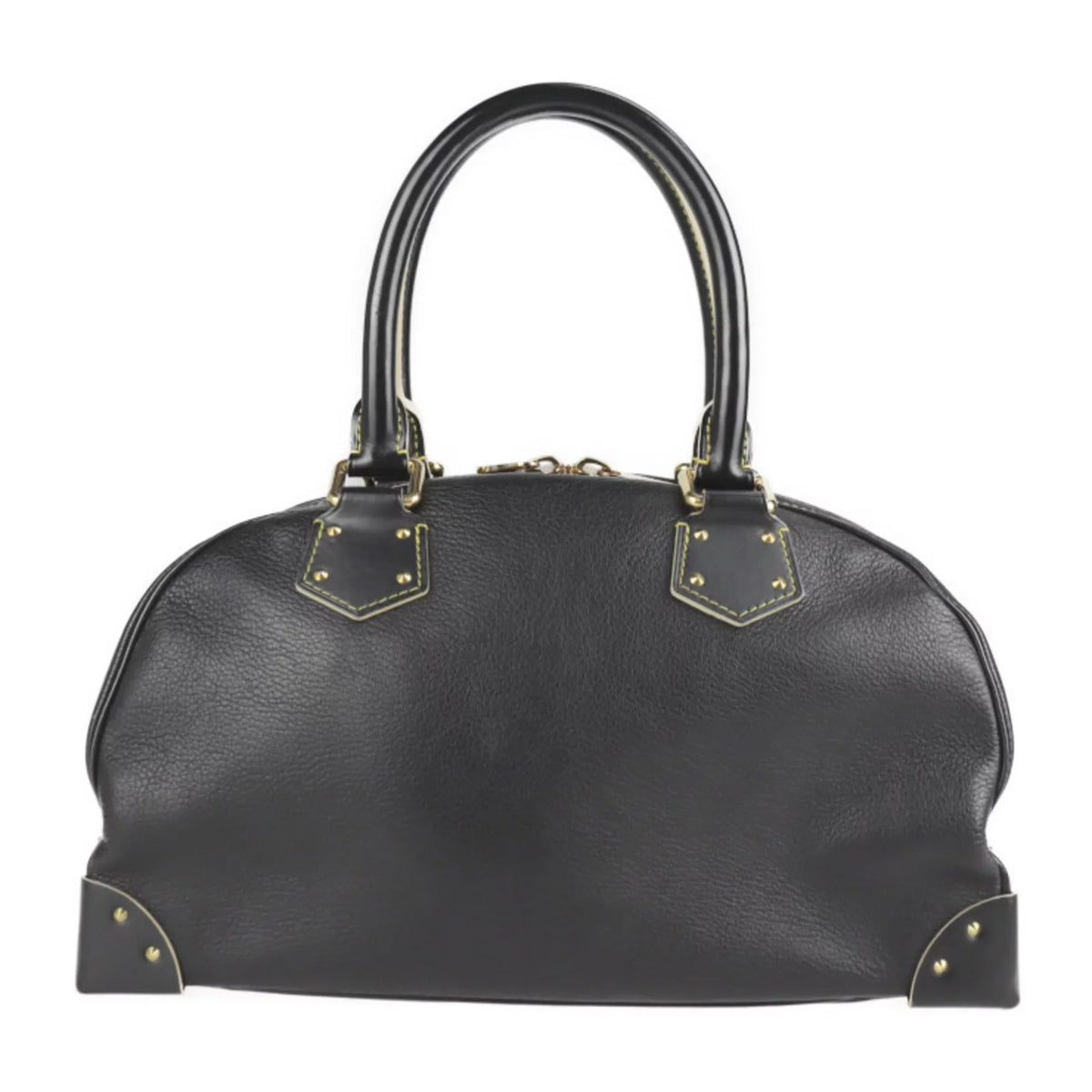 Pre-Owned LOUIS VUITTON Louis Vuitton Superbe Handbag M91892 Suhari Leather Noir Tote Shoulder (Good)