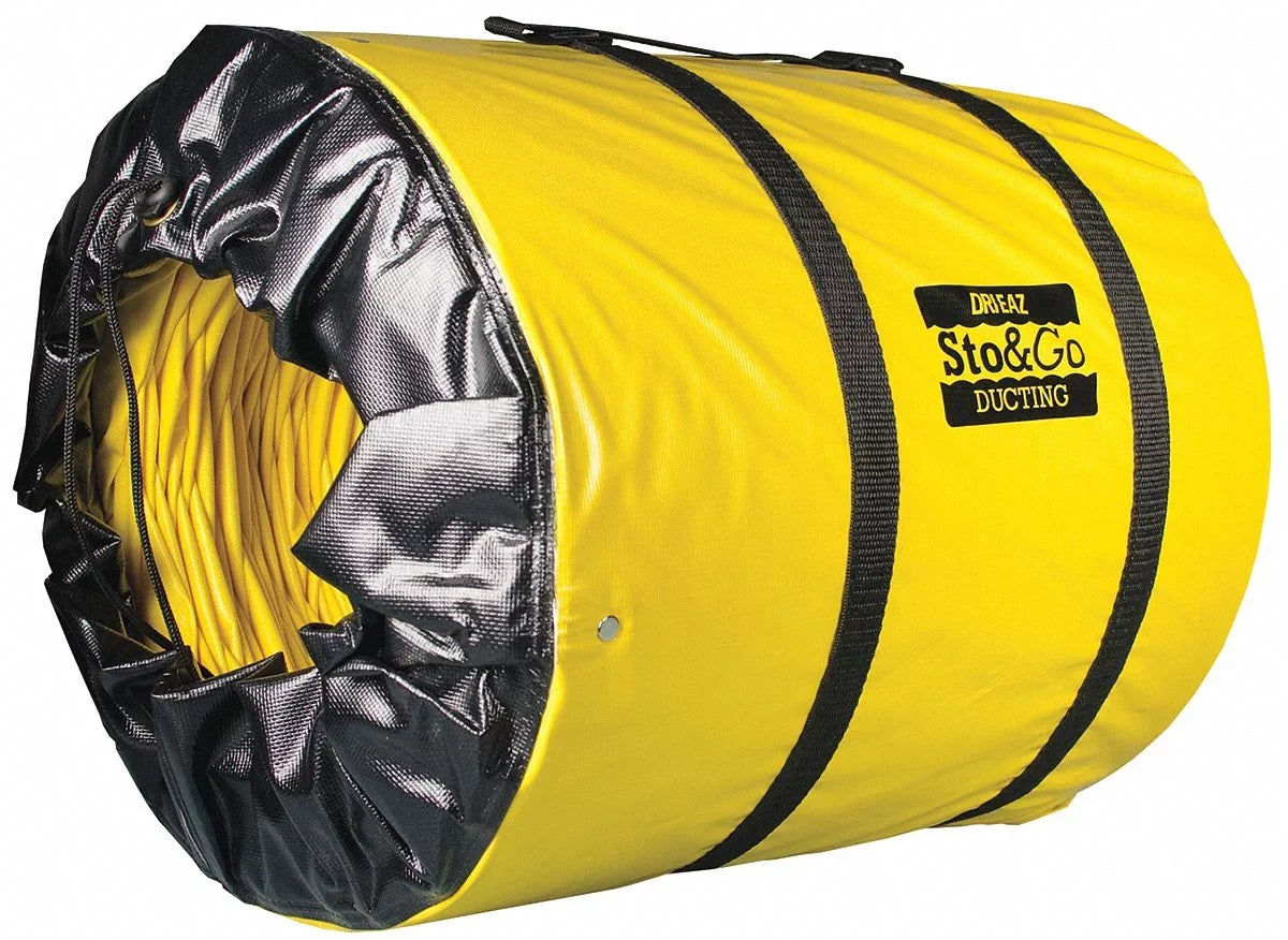 Dri-Eaz Extension Duct,Semi Rigid,12" O.D.,300"L  F405