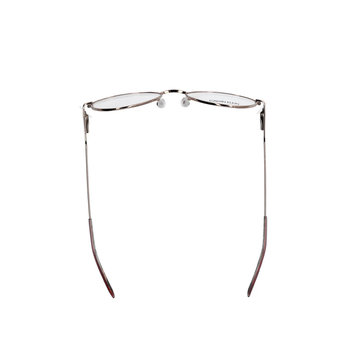 Calvin Klein Women's Round Eyeglasses, CK19130G, Rose Gold, 52-18-140, with Case
