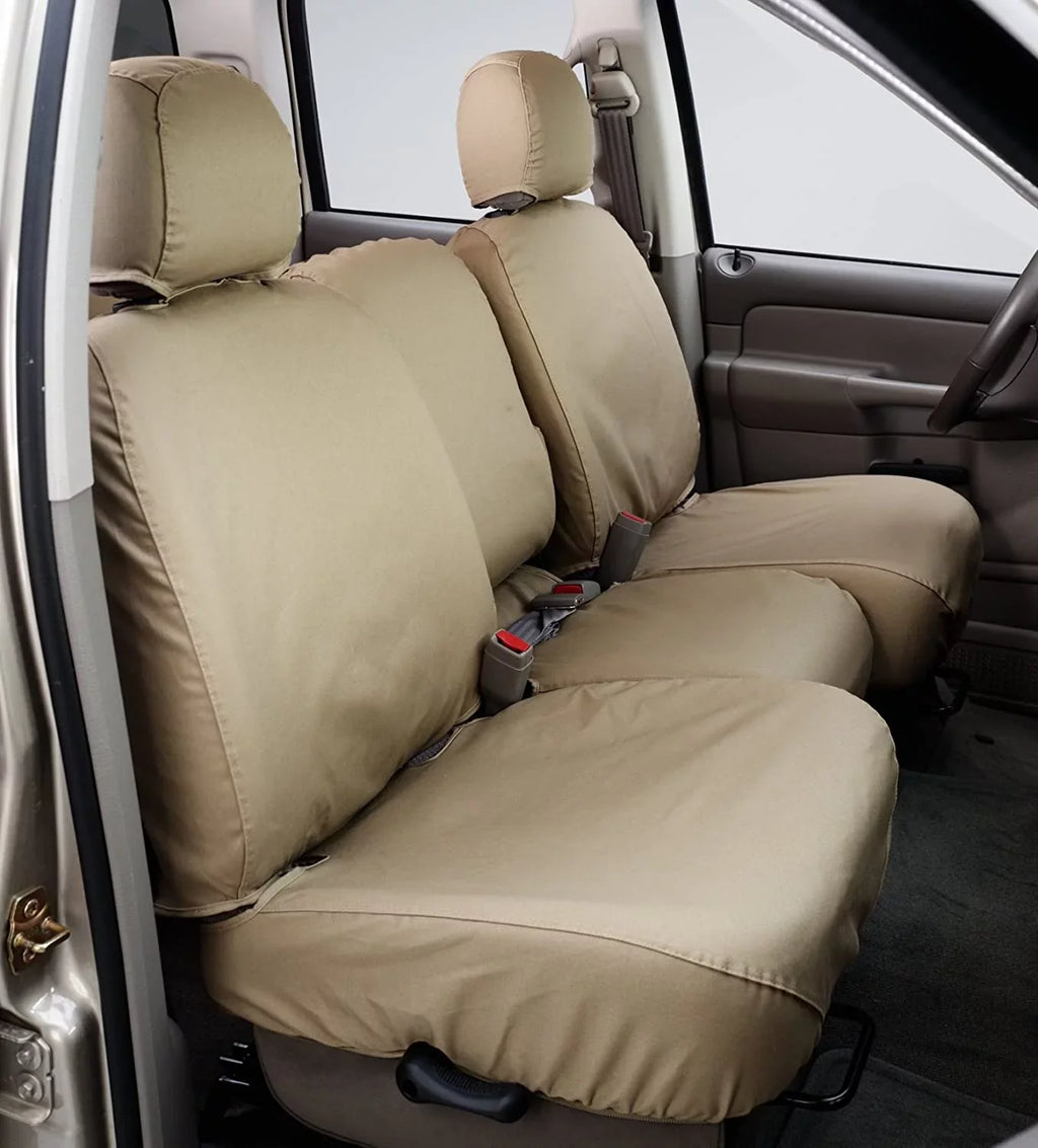 Covercraft Industries, LLC SS3349PCCH 02-03 F150 CREW CAB 60/40-SPLIT BENCH SEAT W/ADJ HDRSTS W/FOLD DOWN CONSOLE W/CUP HOLDERS Fits select: 2002-2003  F150