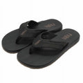 Flojos Men's Size 9, Flip Flop Sandals, Black-Tan