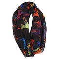 Laurel Burch Dancing Horses Artistic Infinity Scarf Wrap