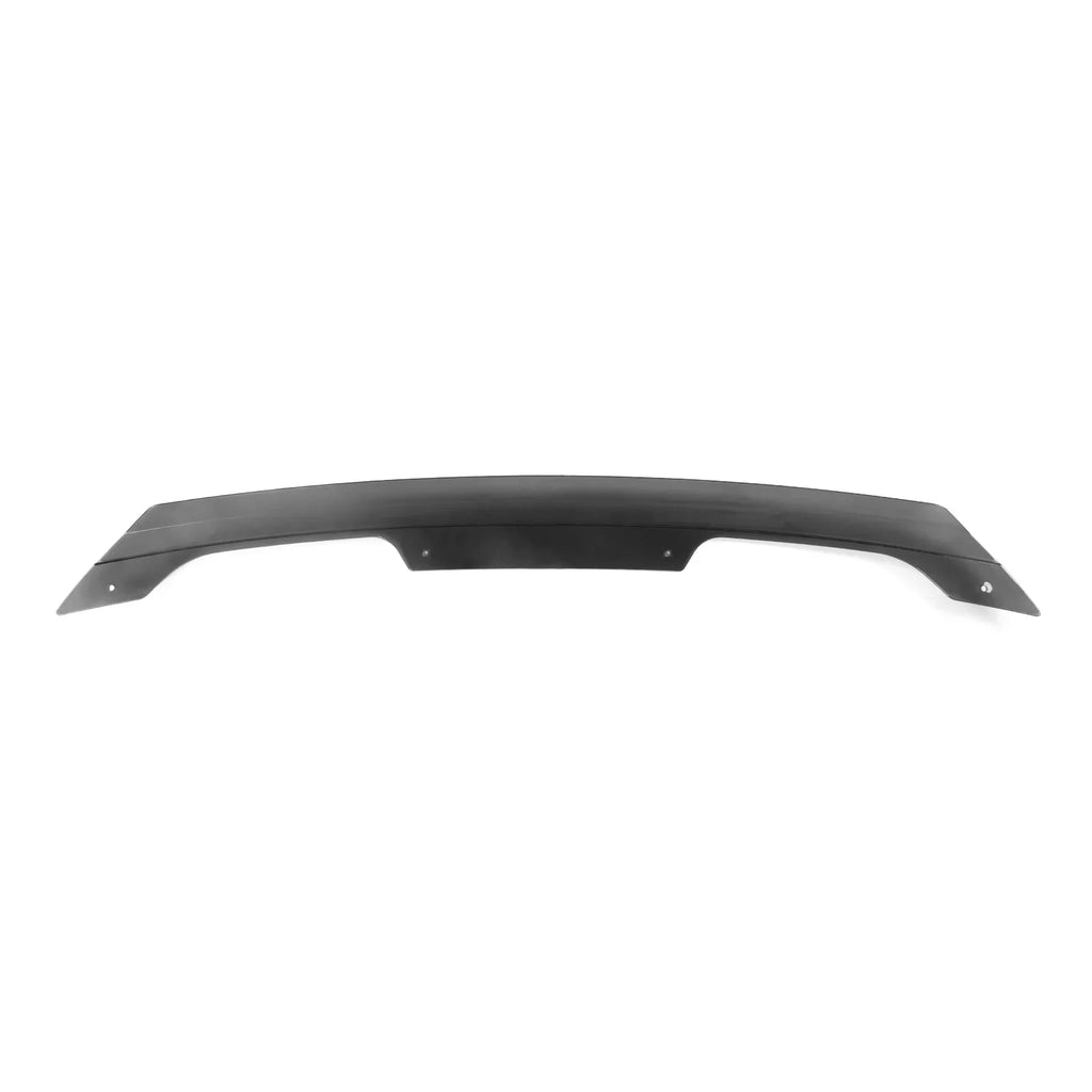 Ikon Motorsports Gurney Flap suitable With 2015-2023  Mustang Coupe & Convertible GT500 Style PC Smoke Rear Trunk Spoiler Gurney Flap Wicker Bill With Hardware Kit