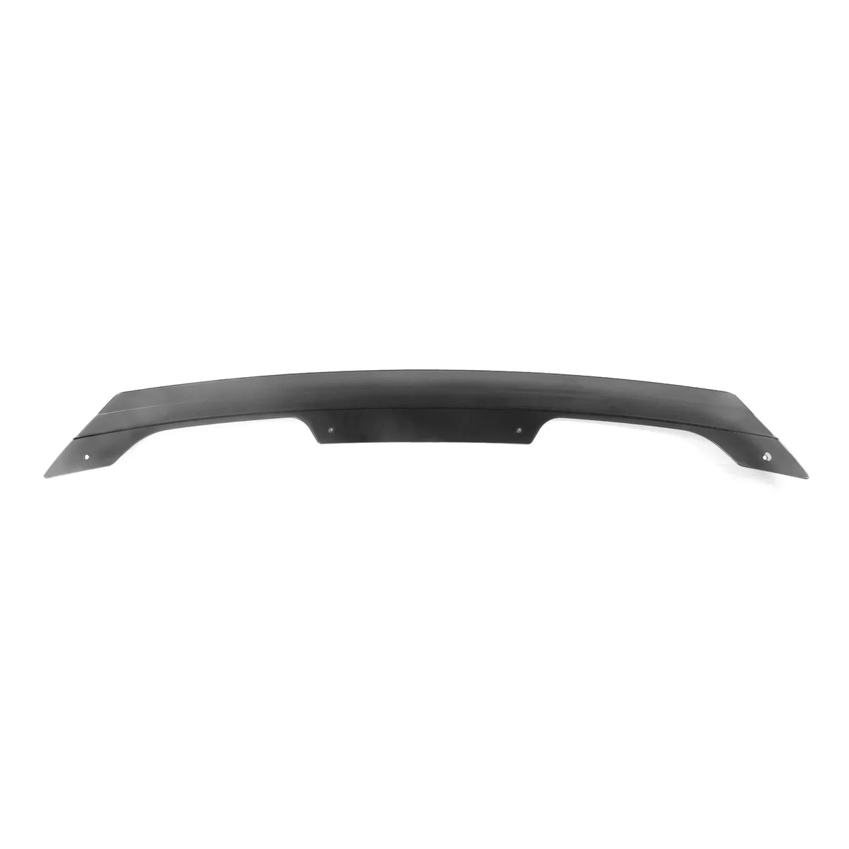 Ikon Motorsports Gurney Flap suitable With 2015-2023  Mustang Coupe & Convertible GT500 Style PC Smoke Rear Trunk Spoiler Gurney Flap Wicker Bill With Hardware Kit