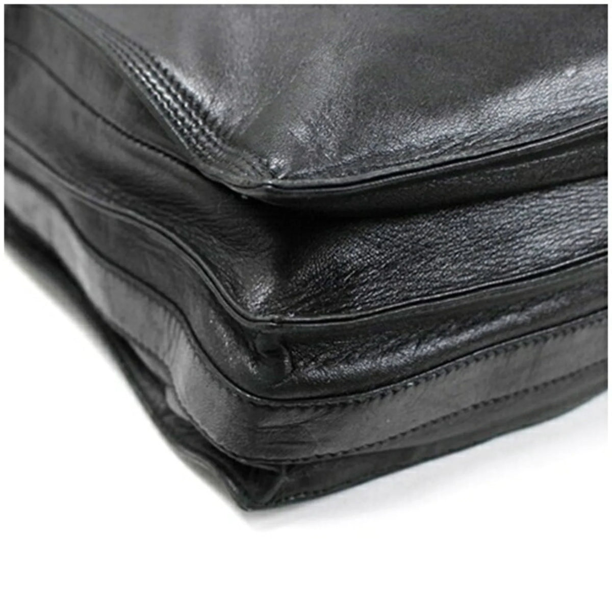 Pre-Owned LOEWE Anagram Shoulder Bag Leather Black Women's Soft (Fair)