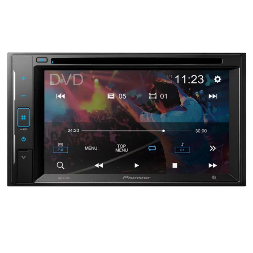 KIT2607 Bundle with Pioneer Multimedia DVD Car Stereo and Installation Kit - for 2014-2015 Nissan Rouge w/Base Radio / Bluetooth Touchscreen, Backup Camera, 2 Din Dash Kit