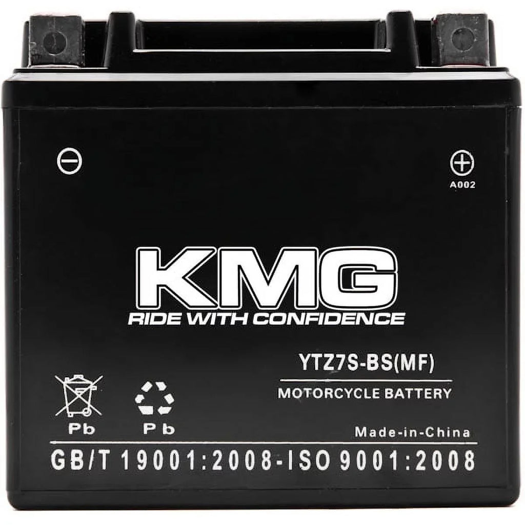 KMG YTZ7S Battery appropriate with Gas Gas 450 FSR450 0-2008 Sealed Maintenance Free 12V Battery High Performance SMF OEM Replacement Powersport Motorcycle ATV Scooter Snowmobile Watercraft