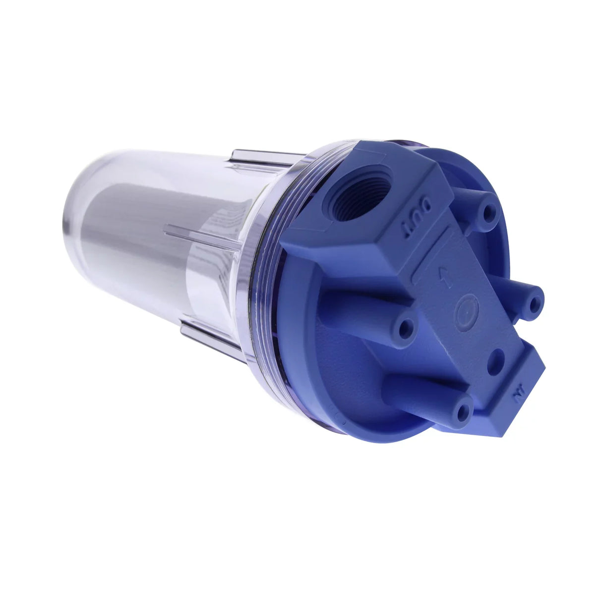 Pentek 150072 10 Inch Standard Blue/Clear Filter Housing 3/4 Inch NPT