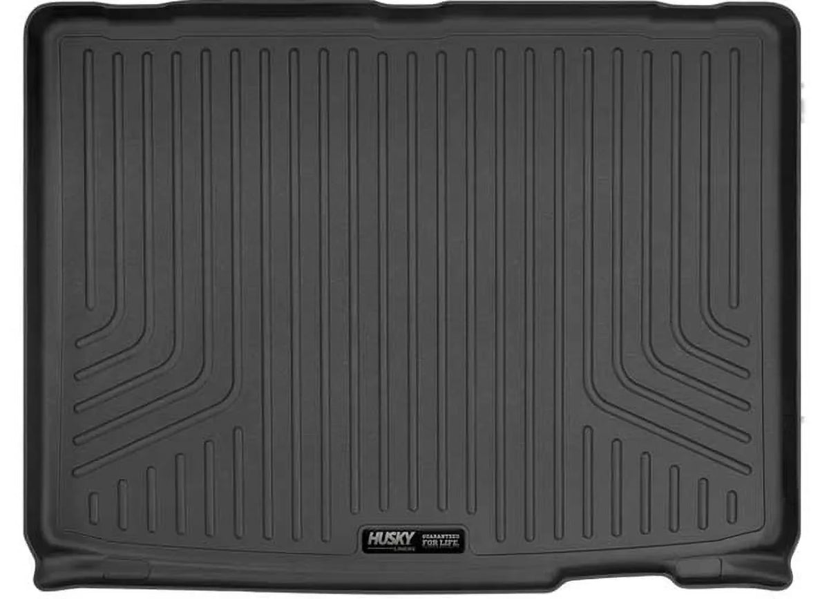 Husky by RealTruck Weatherbeater Series Cargo Liner Behind 3rd Seat Black appropriate with 11-19  Explorer; behind and under upright 3rd Seat