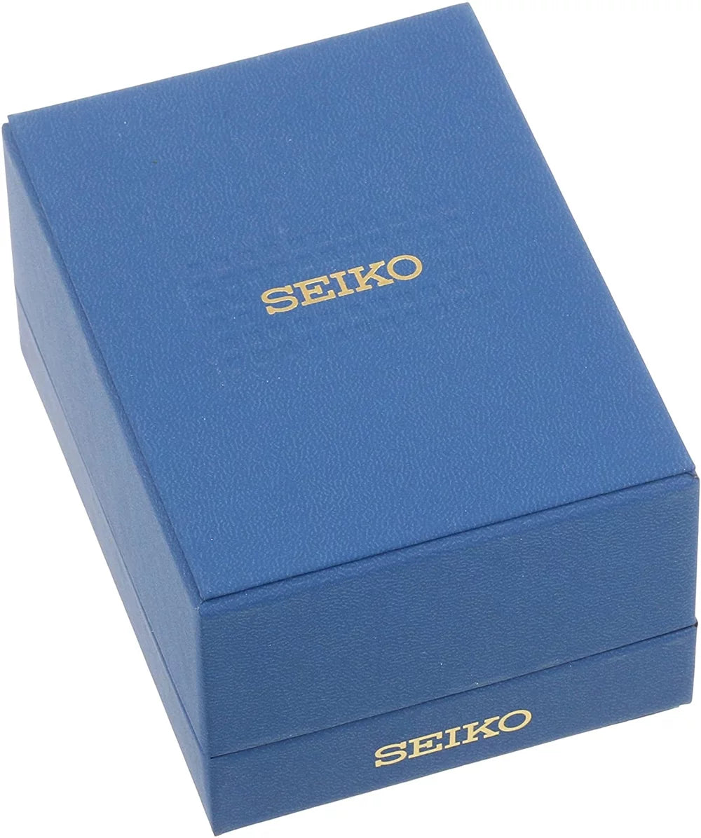 Seiko Women's SUP332 Stainless Steel and Diamond Solar Watch with a Mother of Pearl Dial