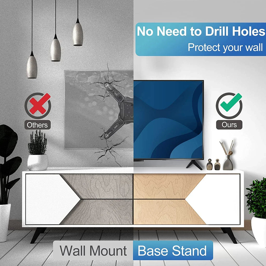 Base Stand for Onn Smart Tv - for 24" 40" 48" 50" 55" 58" 60" TV RC-ALIR RC439 100005396 100024699 100012586 100018971