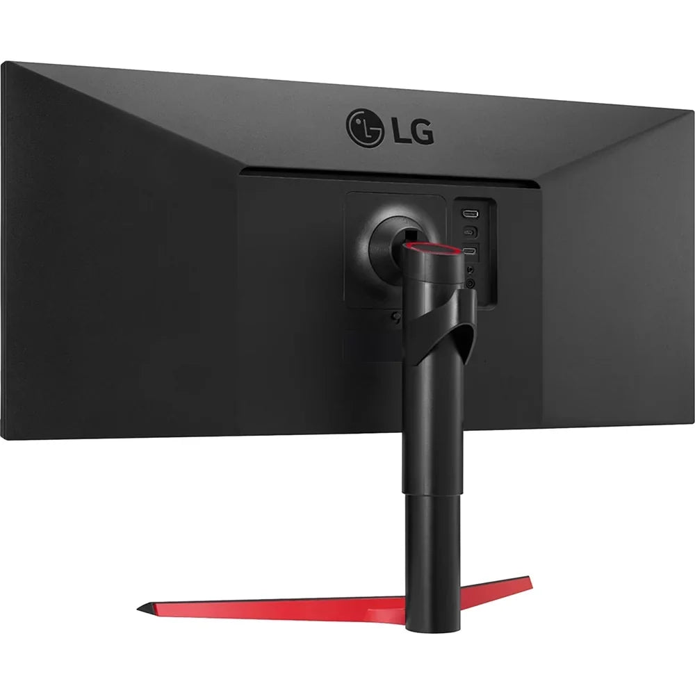 Open Box  34WP65G-B UltraWide Monitor 34" 21:9 Full HD (2560 x 1080) IPS Display, VESA DisplayHDR 400, AMD FreeSync, Height and Tilt Adjustable Stand - Black