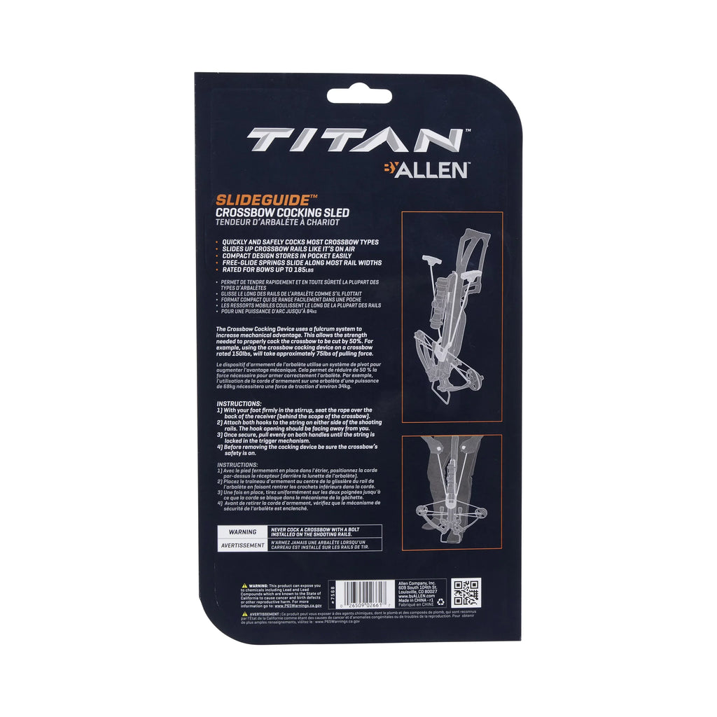 Titan SlideGuide Crossbow Sled, Black