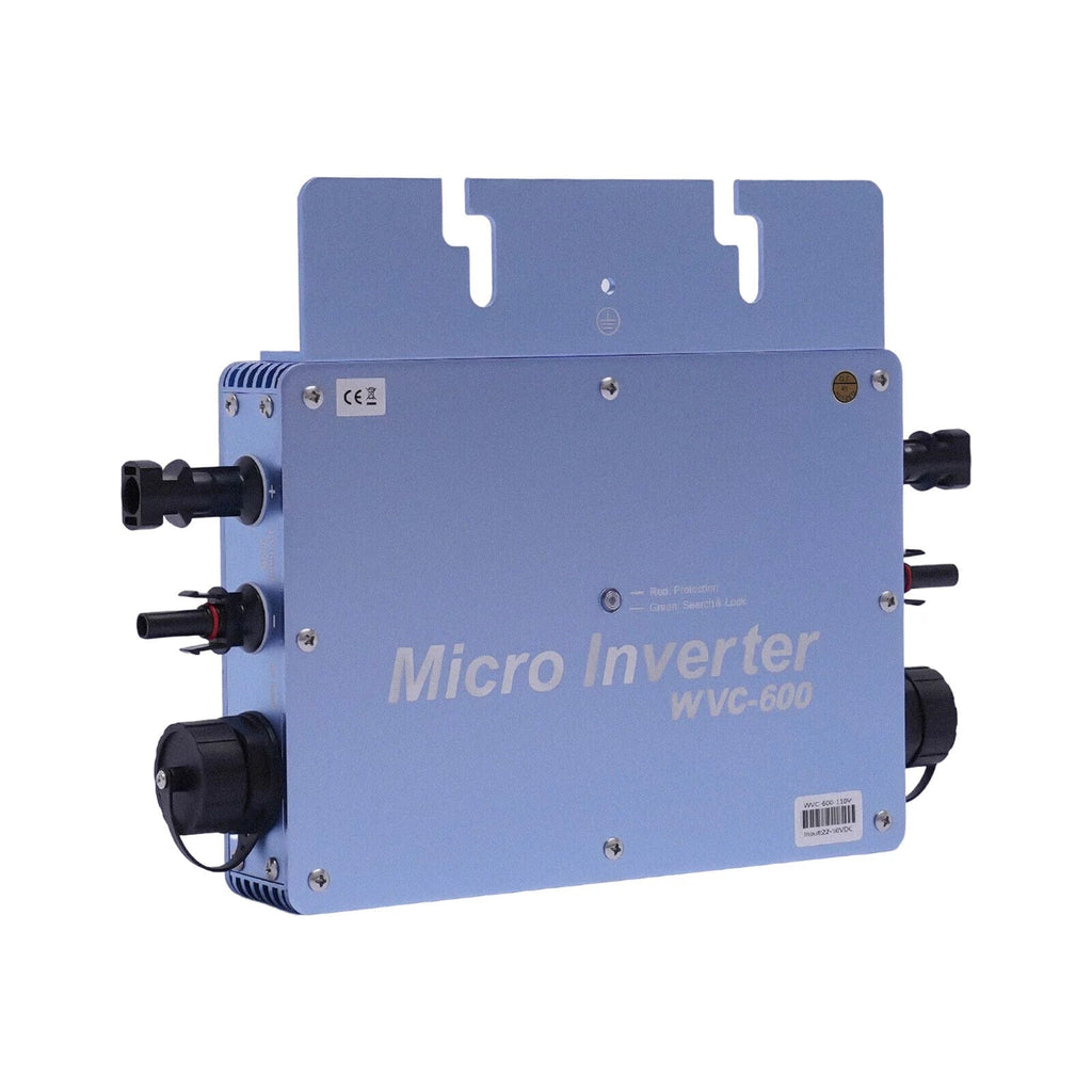 SHZICMY 600W 110V Solar Micro Inverter Grid Tie MPPT Pure Sine Wave DC to AC Waterproof