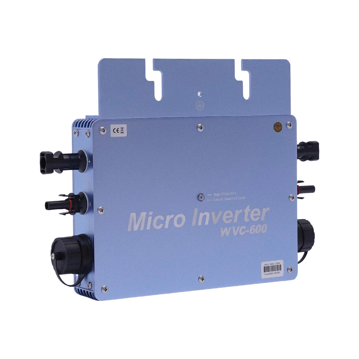 SHZICMY 600W 110V Solar Micro Inverter Grid Tie MPPT Pure Sine Wave DC to AC Waterproof