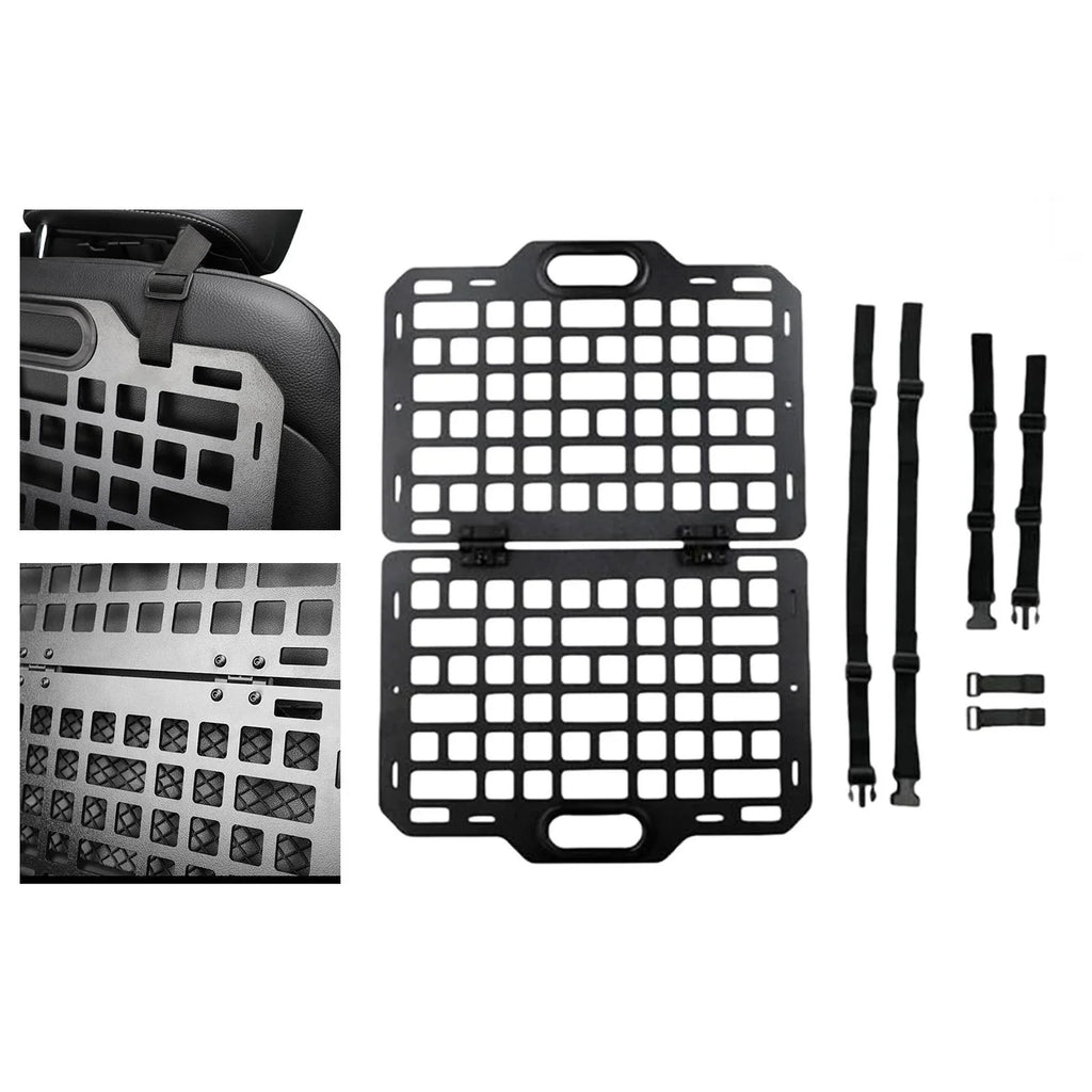 BAOSITY Auto Seat Back Organizer Modular Storage Molle Panel Car Seatback Hanging Plate Auto Seat Panel for Automotive Truck Parts