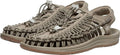 KEEN Men's UNEEK TIMBERWOLF/PLAZA TAUPE Classic Two Cord Sandals Size 13 M | Original Open-air Sneaker | Eco Anti-odor | Adaptable Fit | Insole with Arch Support | Soft Microfiber Lining
