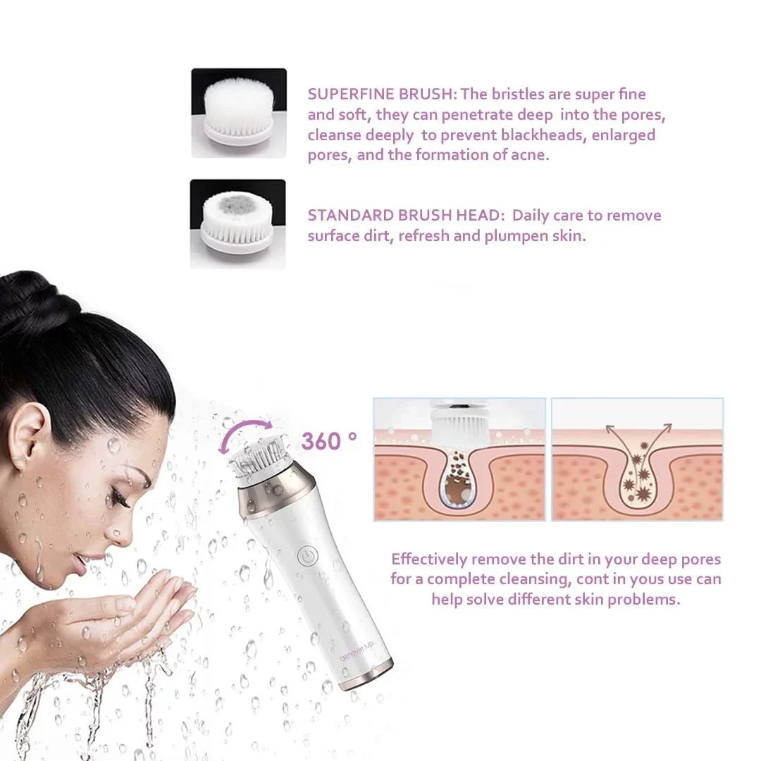 Genovie MD Acne and Deep Pore Cleansing Kit for Face, Acne Remover, Blackhead Remover, Facial Skin Treatment, Vacuum Suction