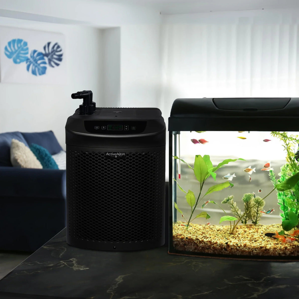 Active Aqua Hydroponic moisture Chiller & Submersible Hydroponic liquid Pump