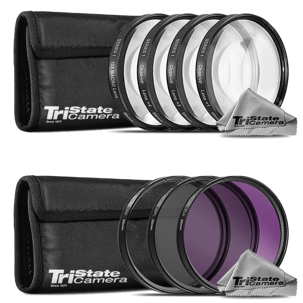 E 10-20mm f/4 PZ G Lens + MACRO, UV-CPL-FLD Filter - 32GB Accessory Kit