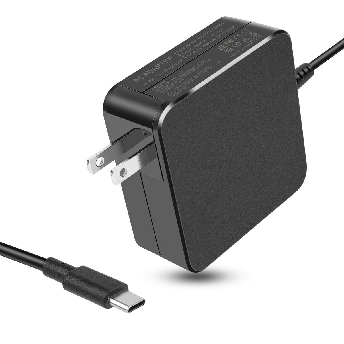 65W USB C AC Adapter Charger for  L30757-002 L32392-001 L30757-004 L32392-001