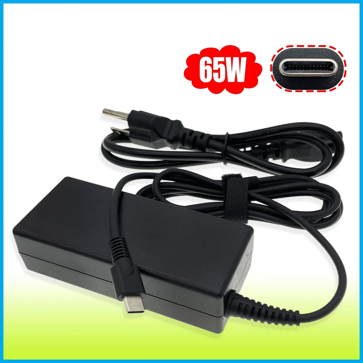 7420 65W Type-C AC Adapter Power Cord For  Latitude 5420 7275 7370 7390 7400
