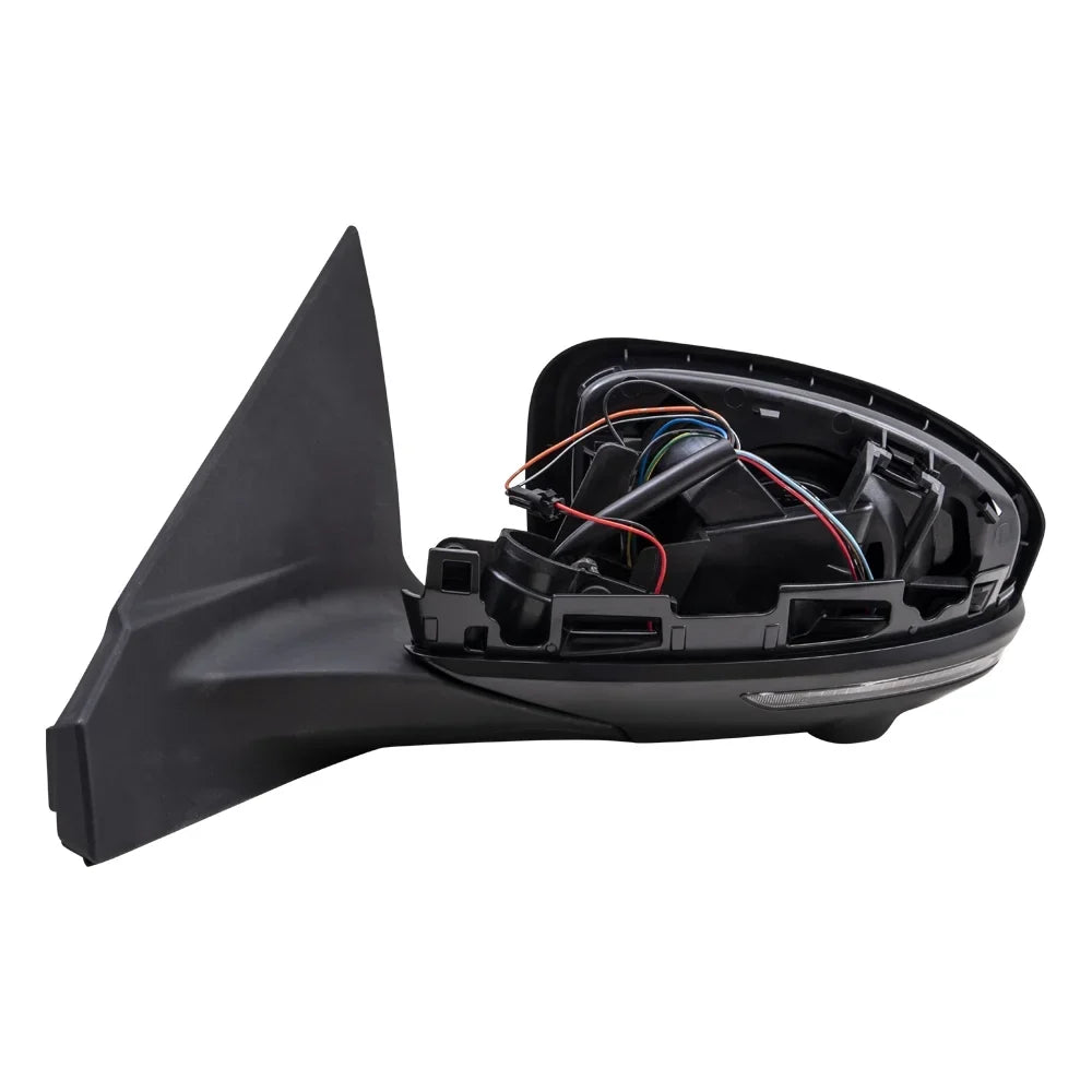 Brock Aftermarket Replacement Driver Left Power Mirror With Heat-Signal-Camera Paint To Match Black appropriate With 2020-2021 Nissan Sentra