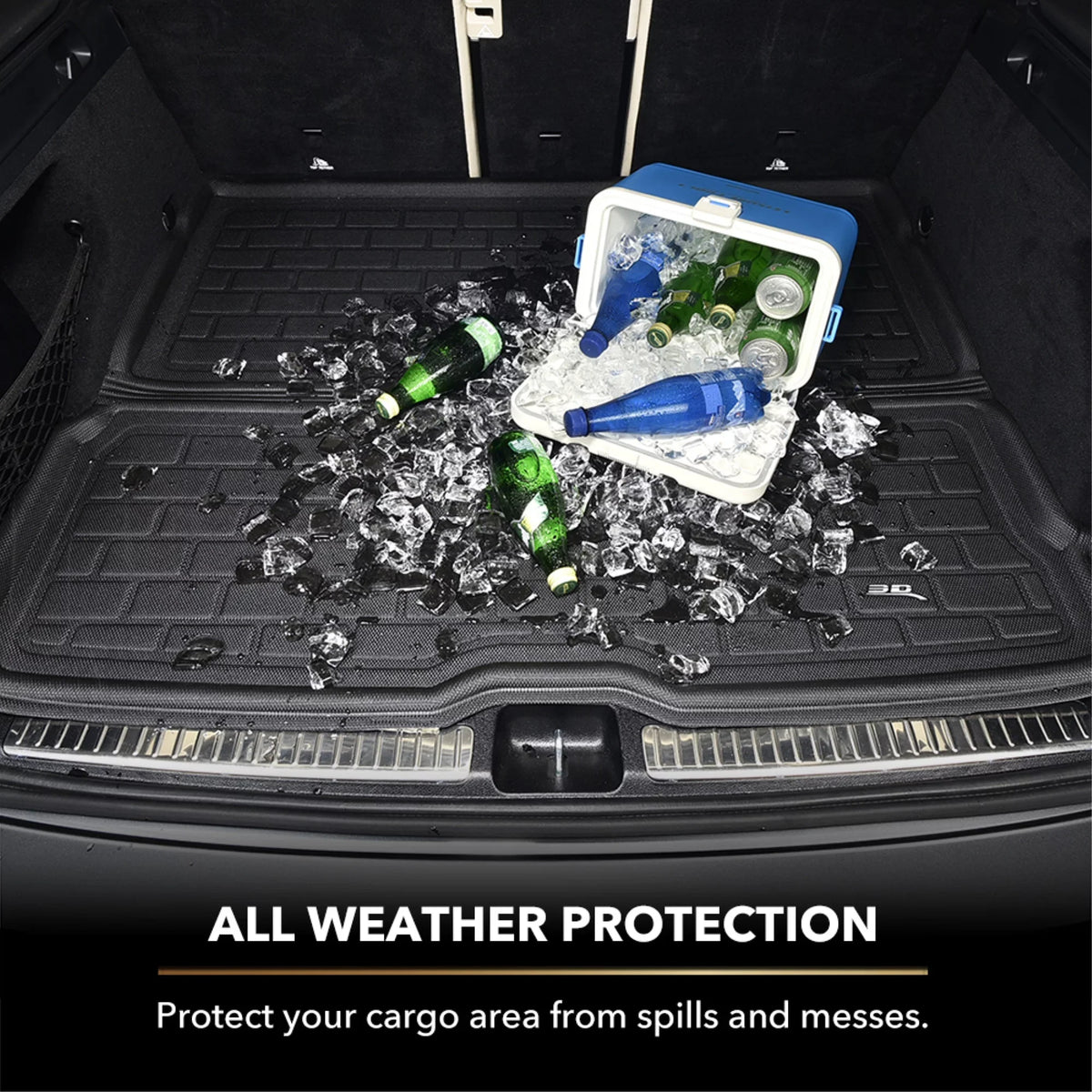 3D MAXpider KAGU Cargo Liner (BLACK) appropriate with  ESCAPE 2020-2024 - Cargo Liner