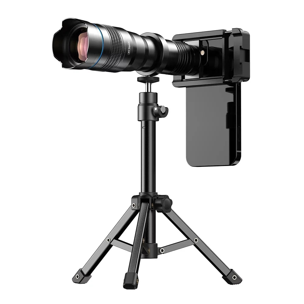 Walmeck Portable Universal Clip-on Type External Telephoto Lens 36X Optical Magnification Mobilephone Lens Multifunctional Auxiliary Tool for Daily Photography