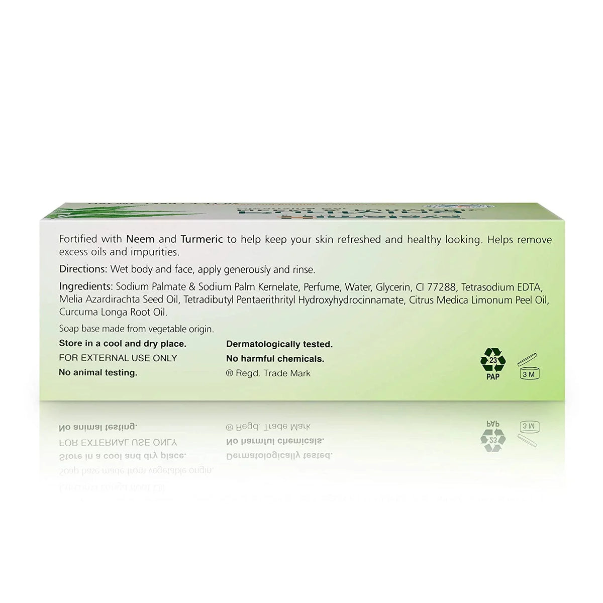 Himalaya Purifying Neem & Turmeric Cleansing Bar for Clean and Healthy Looking Skin, Free from Parabens, SLS and Phthalates, Gluten Free, Vegan, 125 g (4.41 oz), 6 Pack Neem & Turmeric 4.41 Ounce (Pack of 6)