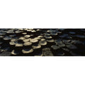 High Angle View of Basalt Rocks Giants Causeway County Antrim Northern Ireland Poster Print by The Irish Image Collection - 34 x 11
