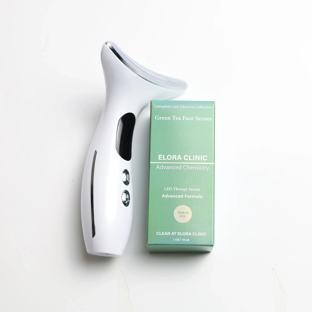 Elora Clinic Red Light Therapy Serum - Green Tea Serum Green Tea Serum for LED Therapy - Potent Antioxidant & Rejuvenating