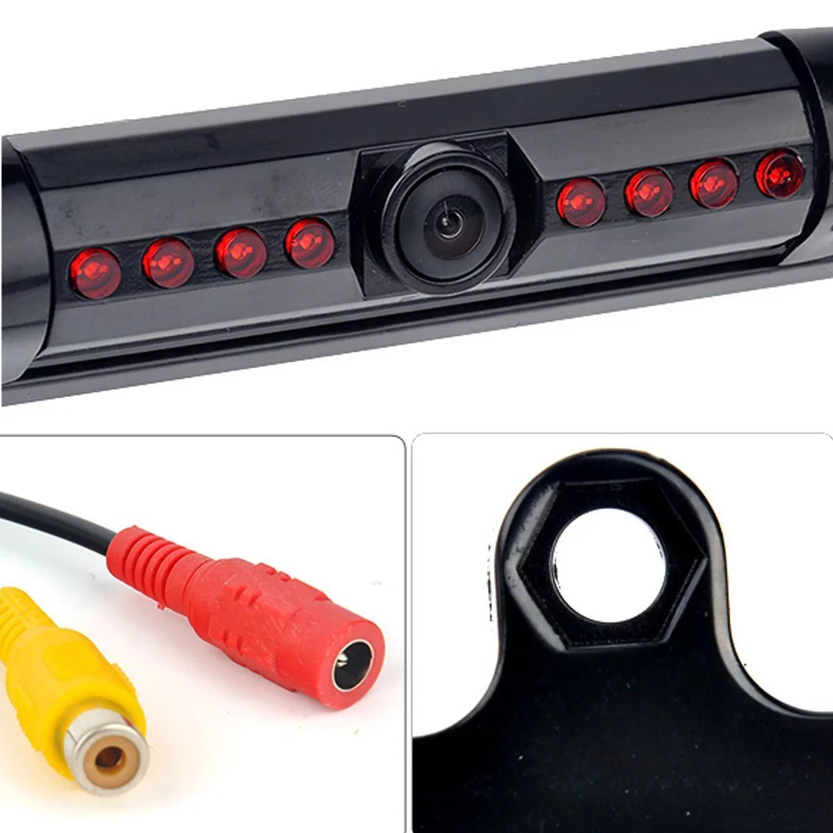 FOR PIONEER AVH-X4500BT NIGHT VISION - COLOR REAR VIEW CAMERA - BLACK FRAME