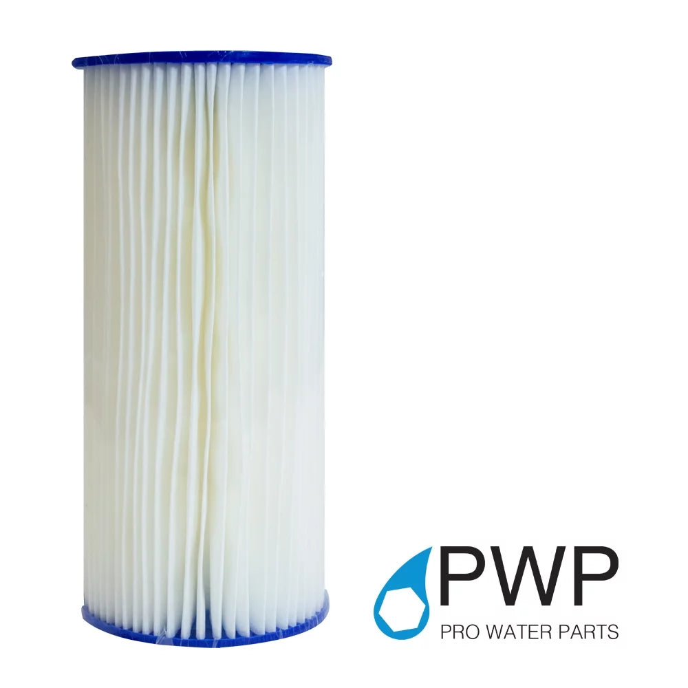 Pleated Poly aqua Filter Cartridge 10x4.5" 50 Micron 20 Pack