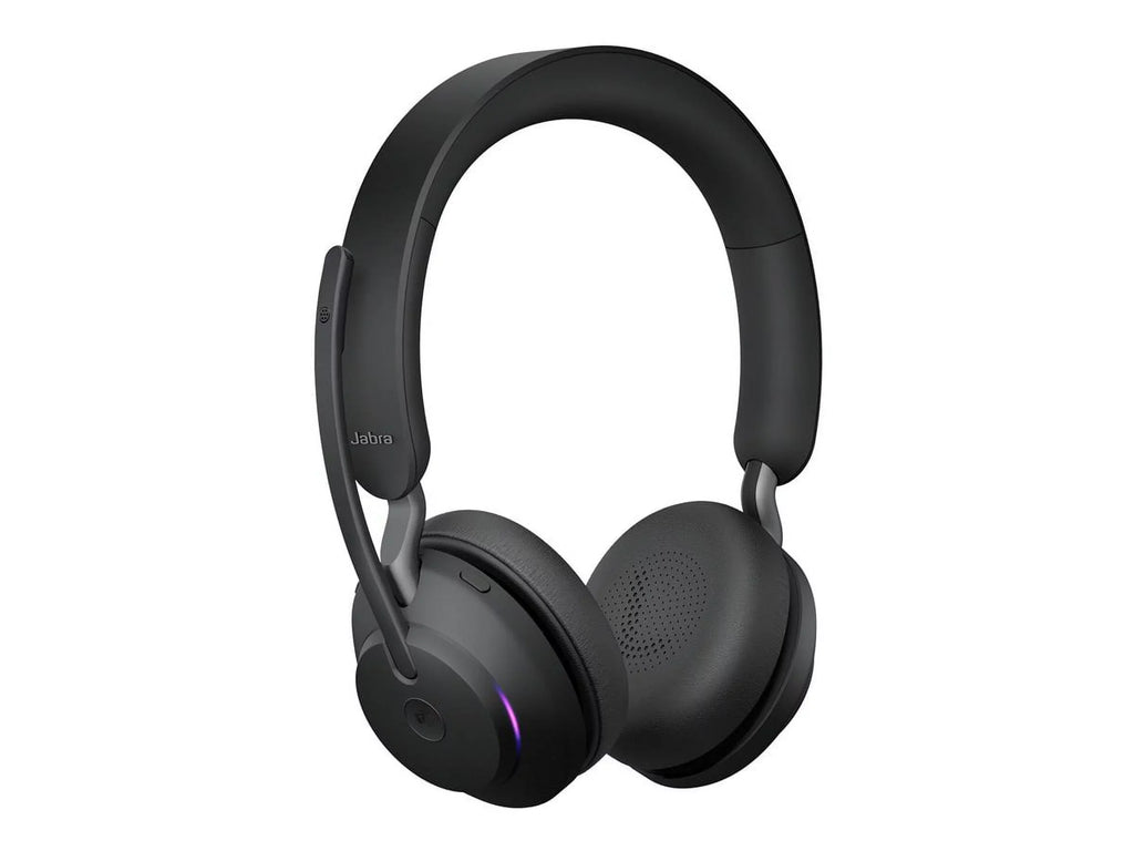 Jabra Evolve2 65 - USB-C MS Teams Stereo with Charging Stand USB-C Connector Circumaural Headset - Black