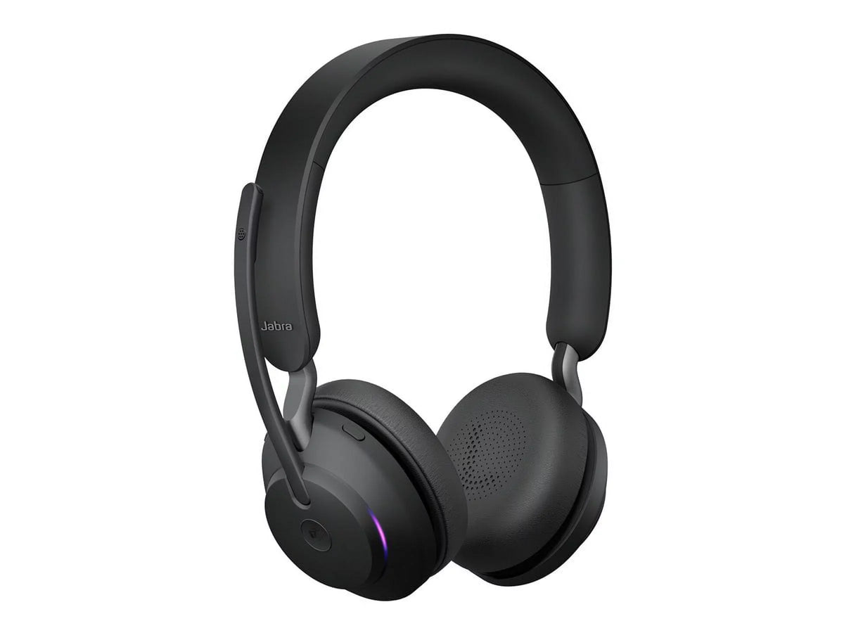 Jabra Evolve2 65 - USB-C MS Teams Stereo with Charging Stand USB-C Connector Circumaural Headset - Black