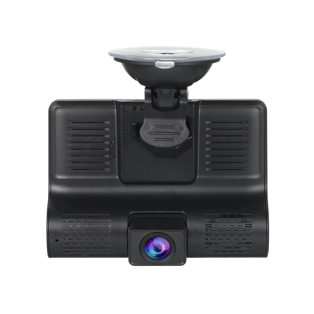 Tomshoo 1080P Full Dash Cam with 4 Inch IPS Screen, Front and Rear Dual Camera, Wide Angle Vision, Loop Recording Drive Safely with this Dash Cam!