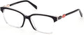 Eyeglasses Emilio Pucci EP 5185 003 Black/Crystal / Shiny Black