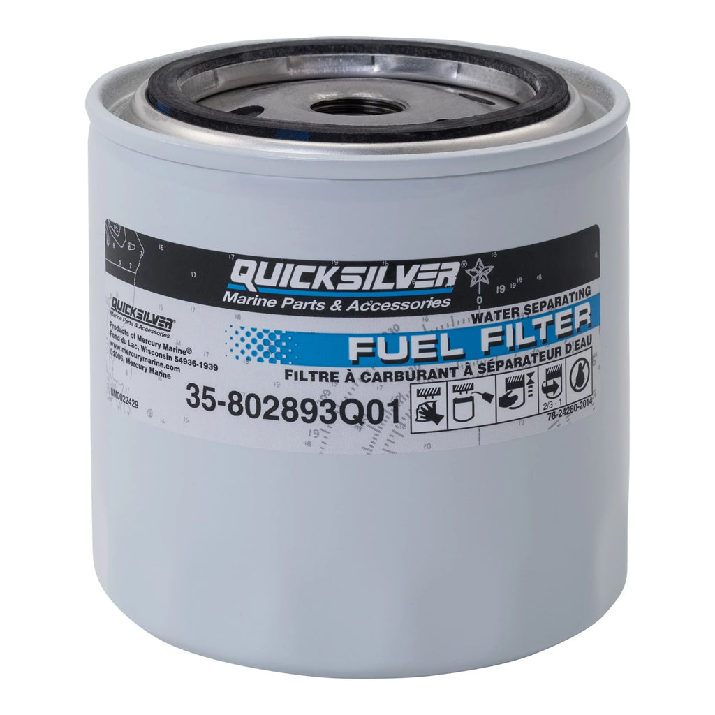 802893Q4 liquid Separating Fuel Filter - Mercury and Mariner Outboards and MerCruiser Stern Drive and Inboard Engines