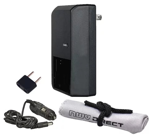 Cyber-shot DSC-QX100 Off Camera 'Intelligent' Rapid Charger + Nwv Direct Microfiber Cleaning Cloth.