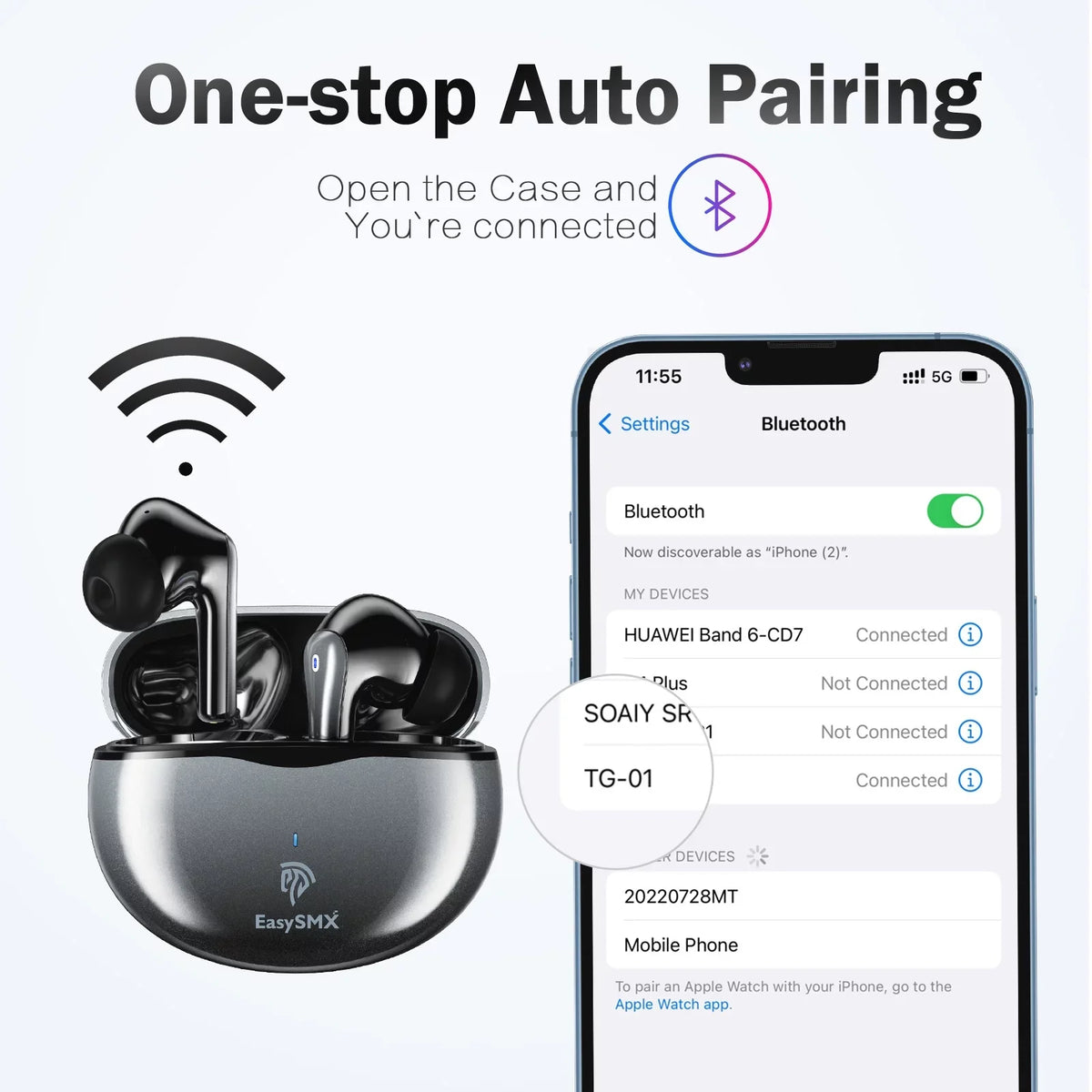 3-In-1 True Wireless Earbuds w/Mic Touch Control VR Gaming Headset, Hi-Fi Stereo Bluetooth 5.2 Headphones with Charging Case for PS4 PS5 Nintendo Switch,Ultra-low Latency,42H Playback,Waterproof