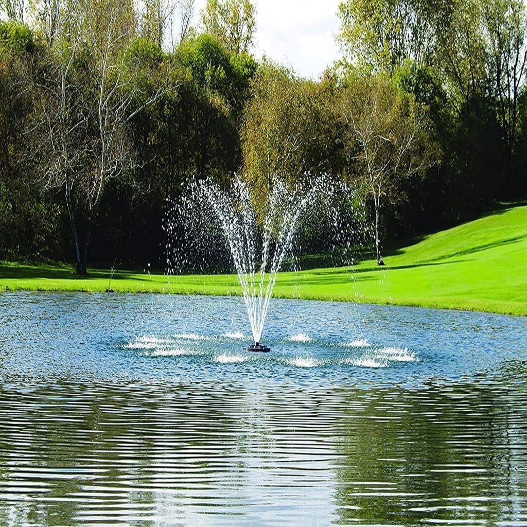 Kasco 1  J Series Decorative Fountain - 120V with 50 Ft Electric Power Cord | Pond and Lake Fountain | Efficient Pond Aerator Outdoor Fountain Black