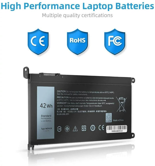 10x Battery WDX0R For  Inspiron 15 5567 5568 13 5368 7368 7569 7579 FC92N