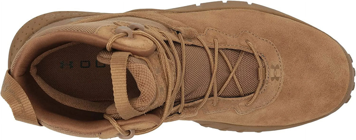 Under Armour Men's Micro G Valsetz Lthr Military and Tactical Boot, Coyote (200)/Coyote, 11 M US