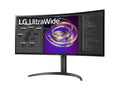 Ultrawide 34BP85CN-B 34" UW-QHD Curved Screen Edge LED Gaming LCD Monitor - 21:9 - Glossy Black, Black Hairline, Textured Black - 34" Class - In-plane Switching (IPS) Technology - 3440 x