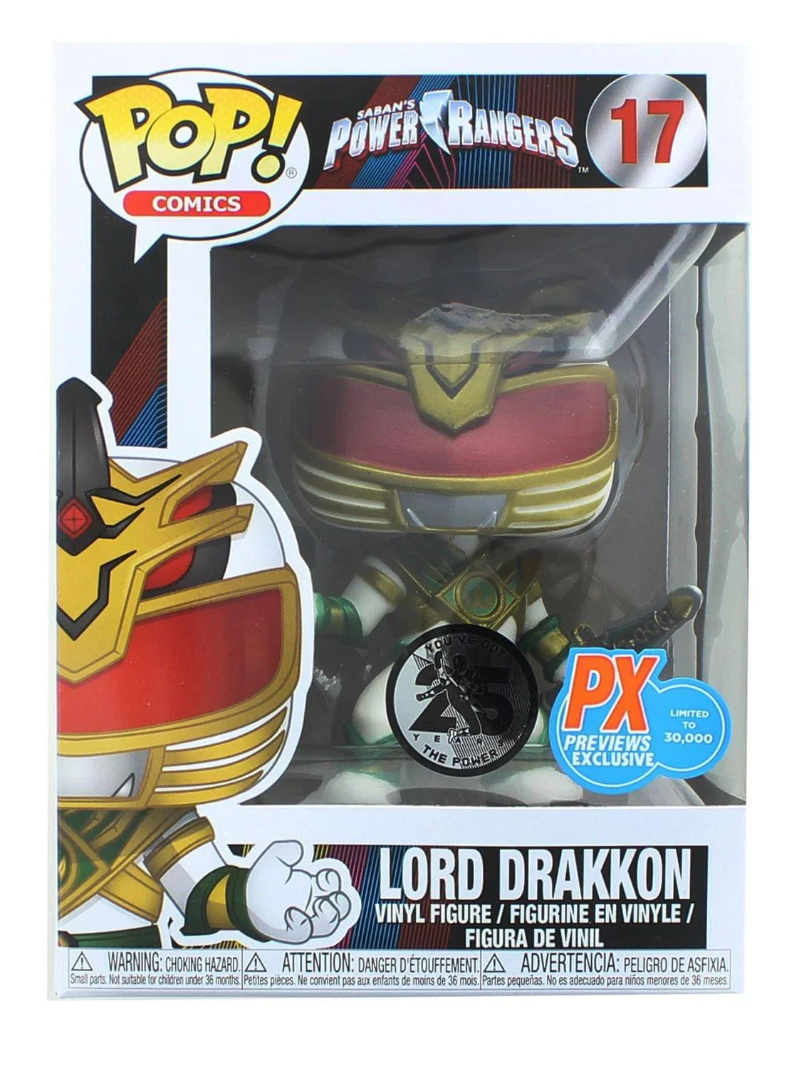 Power Rangers PX Exclusive Funko POP Vinyl Figure - Lord Drakkon